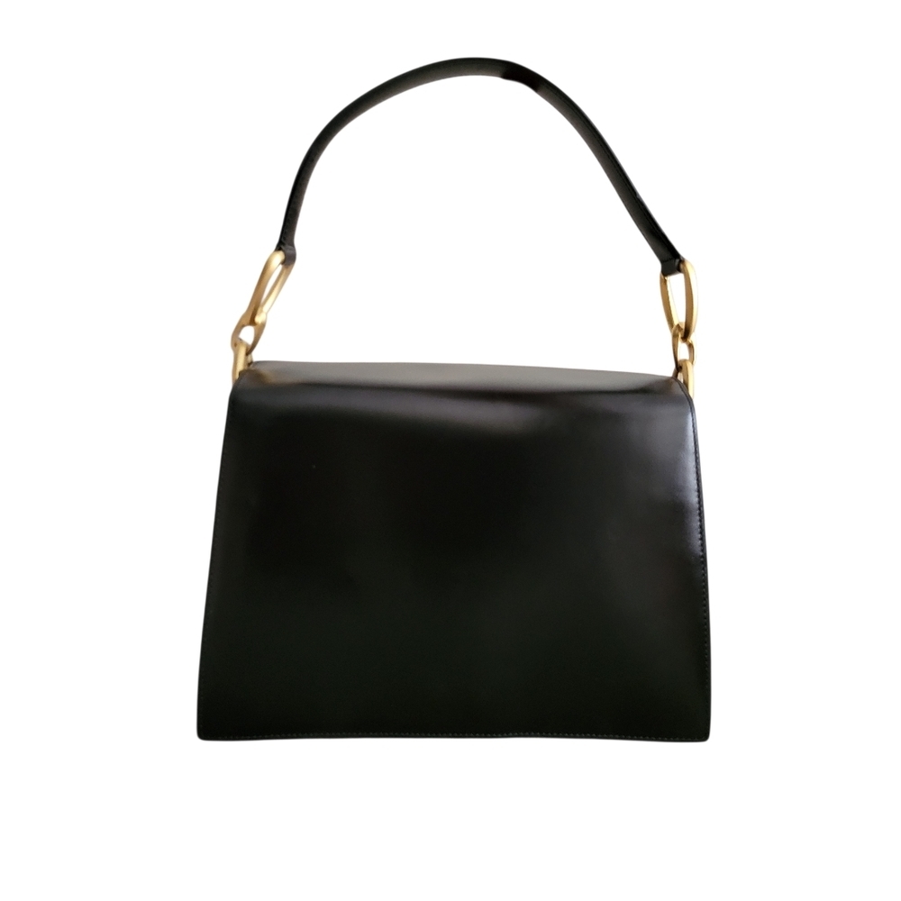CELINE Black Leather Handbag